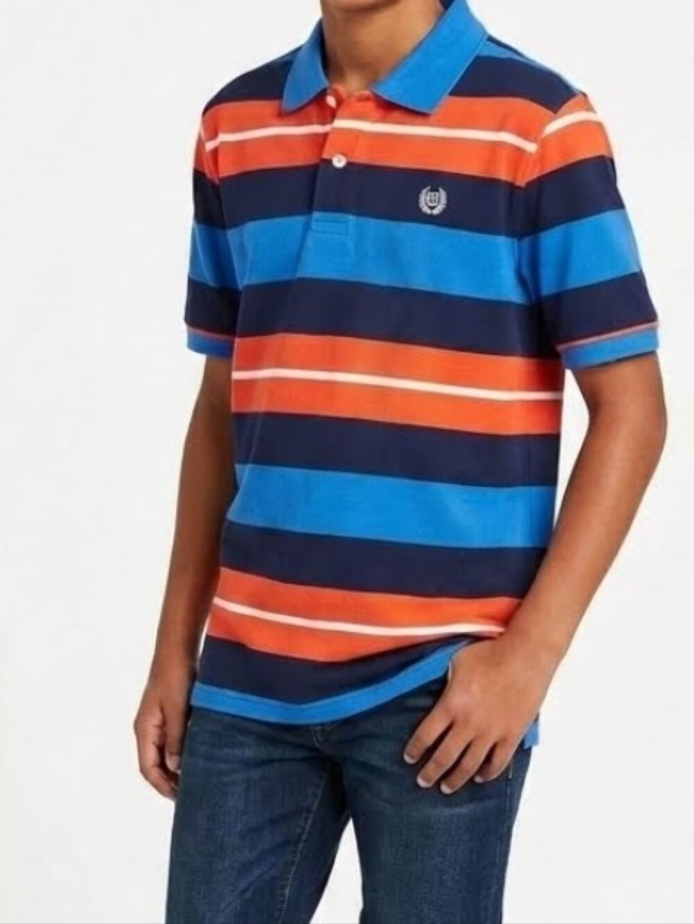 NWT Chaps Boys Youth Short Sleeve Polo Size 14-16